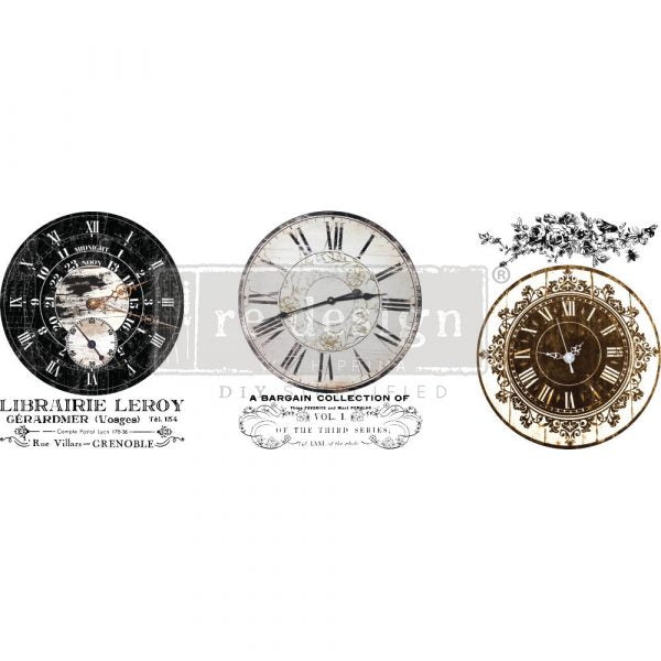 Vintage Clock - ReDesign Middy Transfer