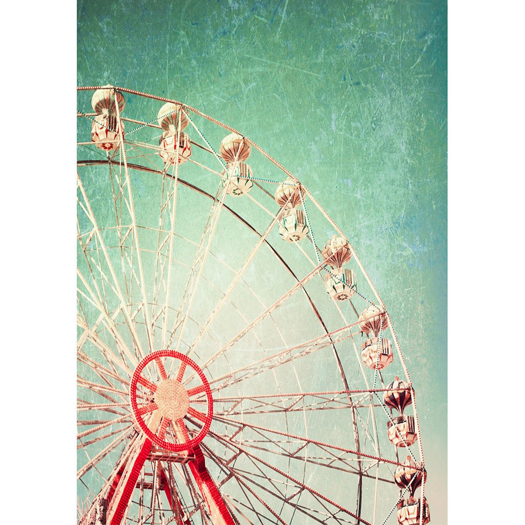 Ferris Wheel - Mint Decoupage Sheet