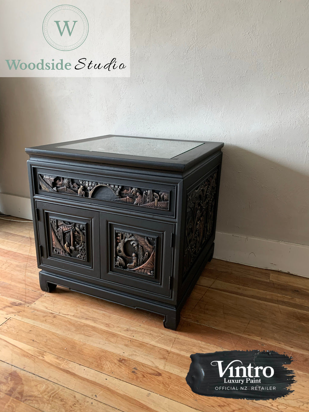 Asian Inspired Side Table