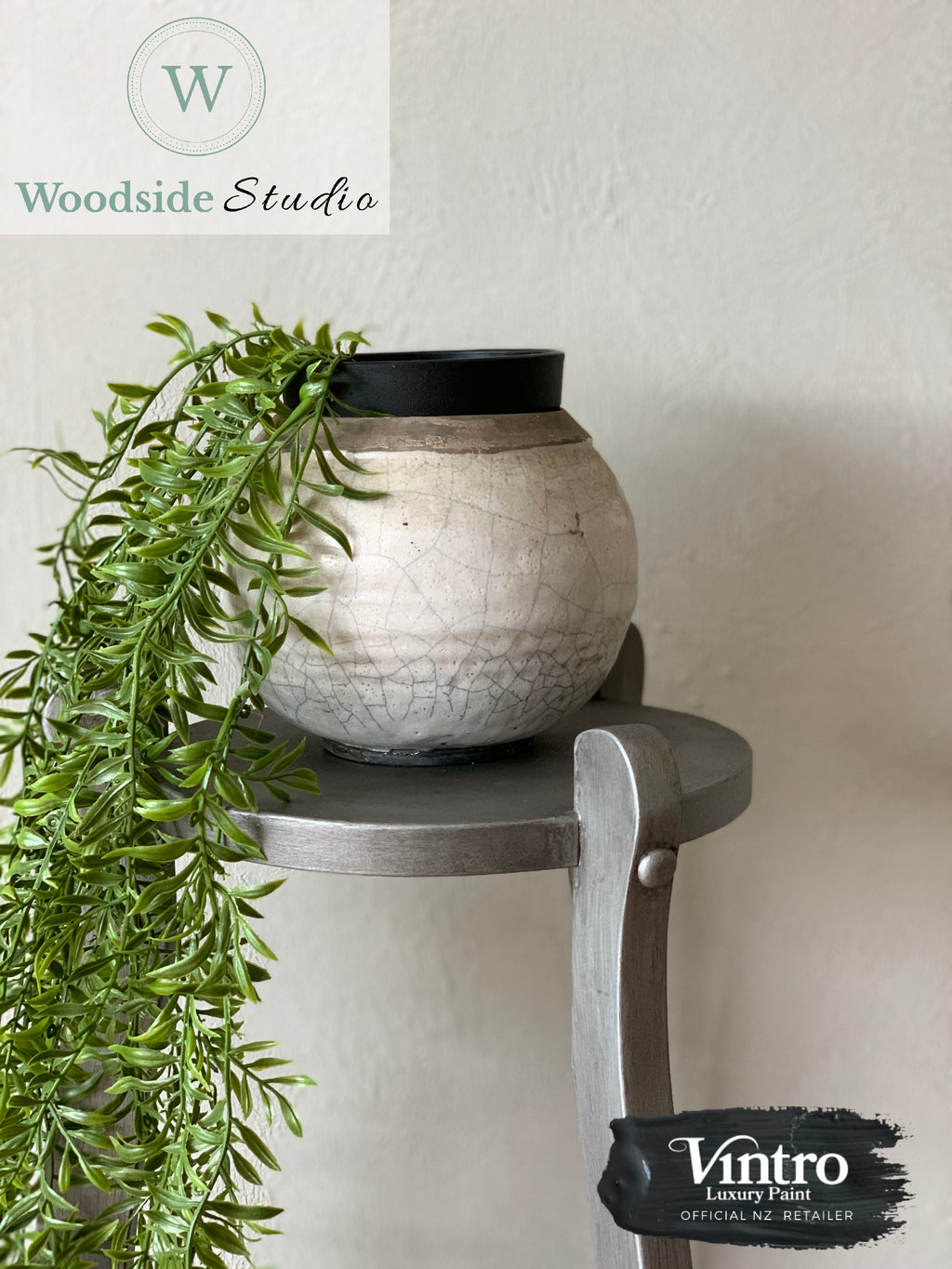 Pewter Plant Stand