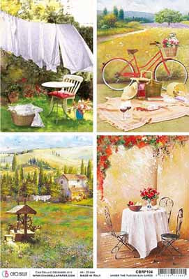 Rice Paper A4 - Tuscan Cards
