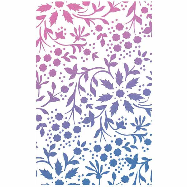 Ciao Bella Texture Stencil - Wter Flowers