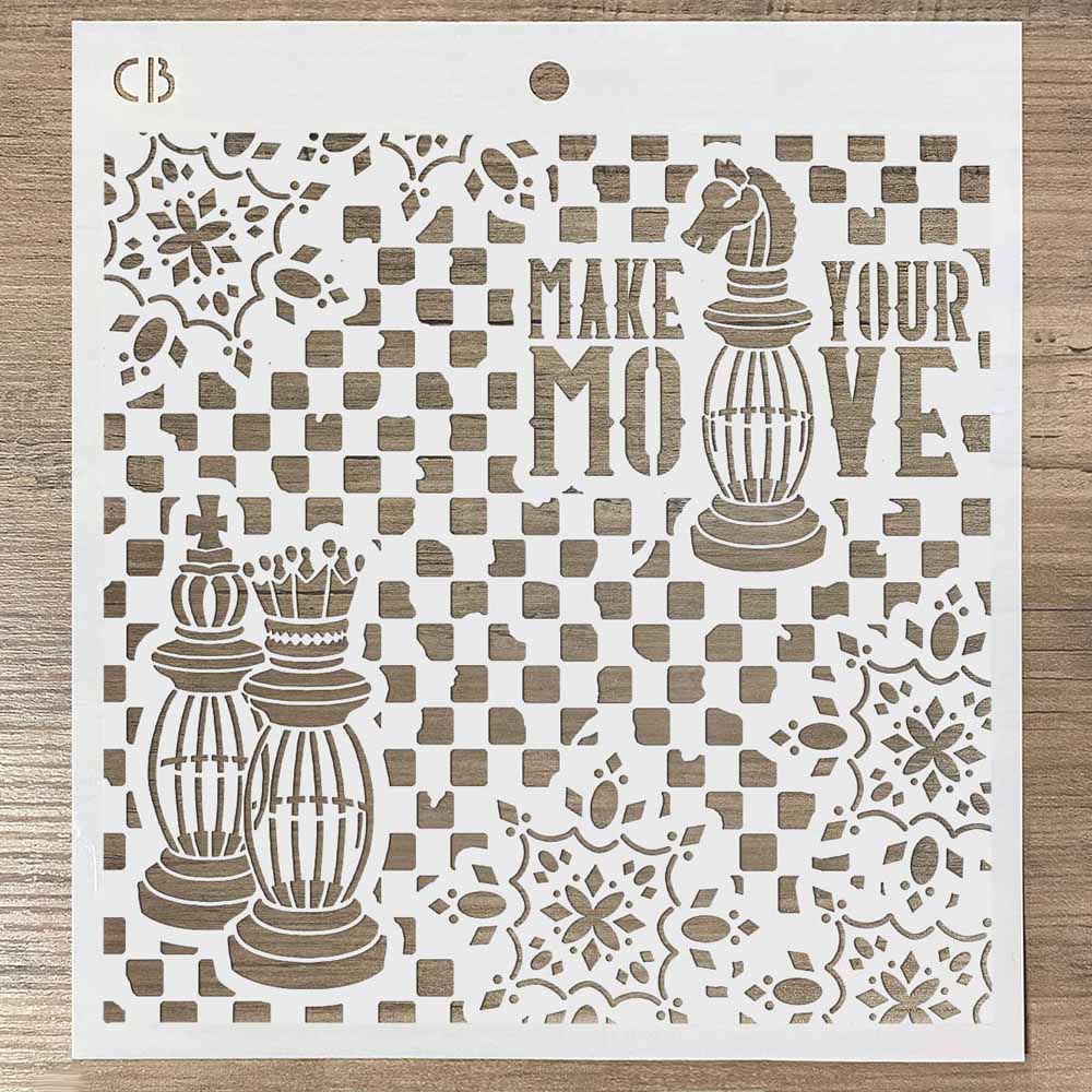 Ciao Bella Texture Stencil - Make Your Move