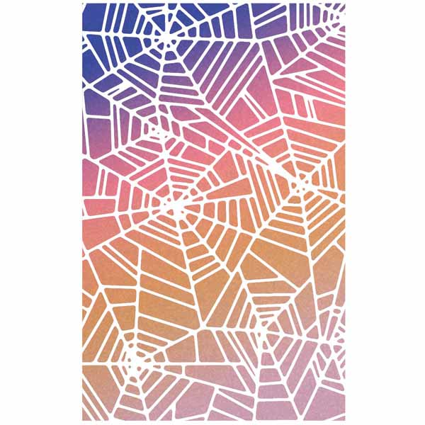 Ciao Bella Texture Stencil - Spider Net II