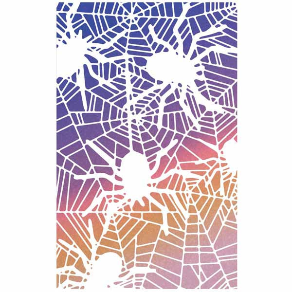 Ciao Bella Texture Stencil - Spiders