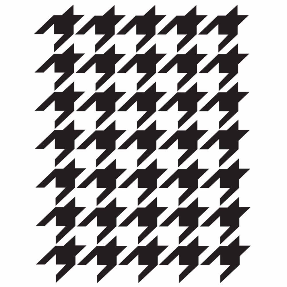Belles & Whistles Stencil - Houndstooth