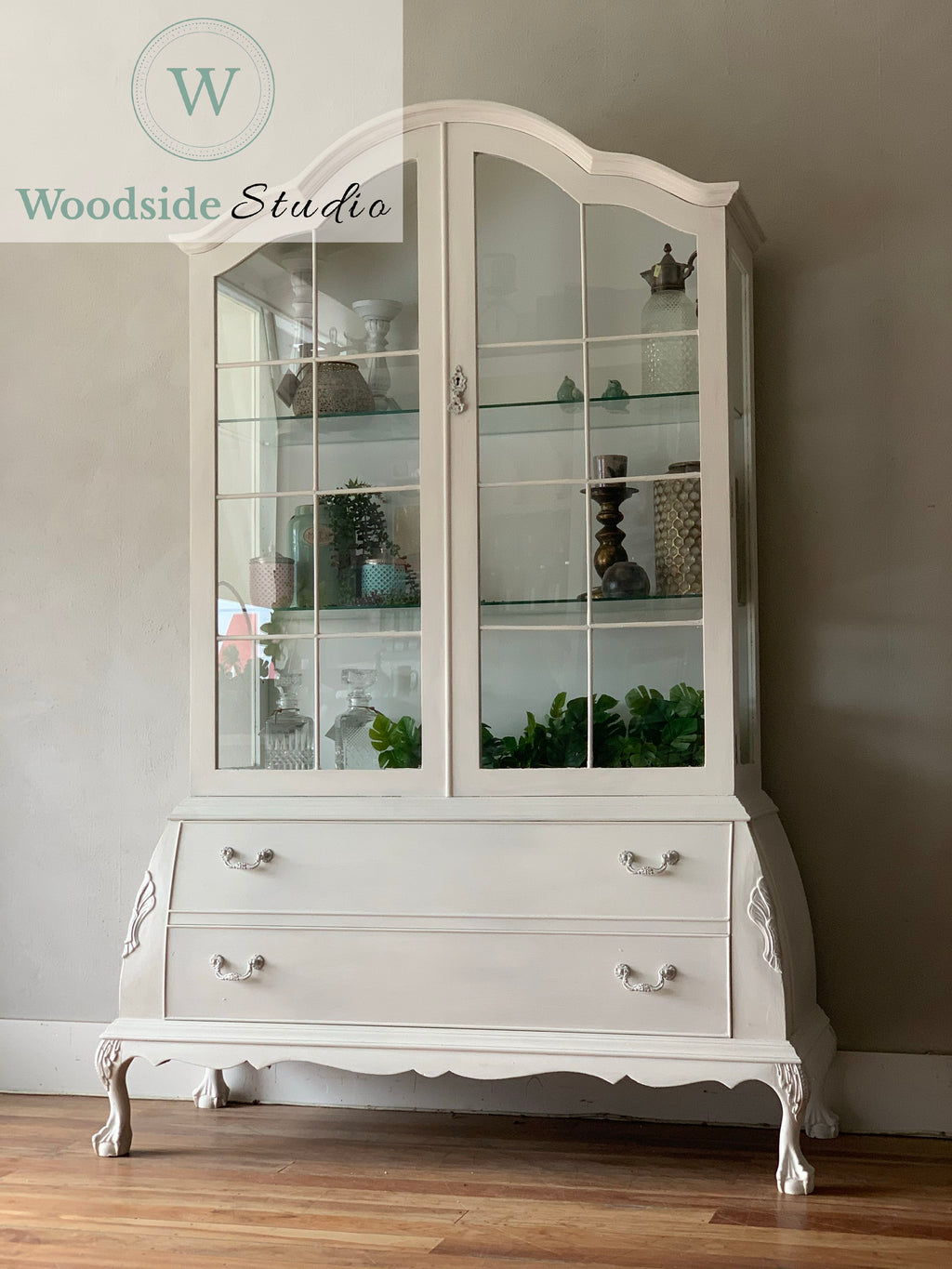 French Provincial Style China Cabinet