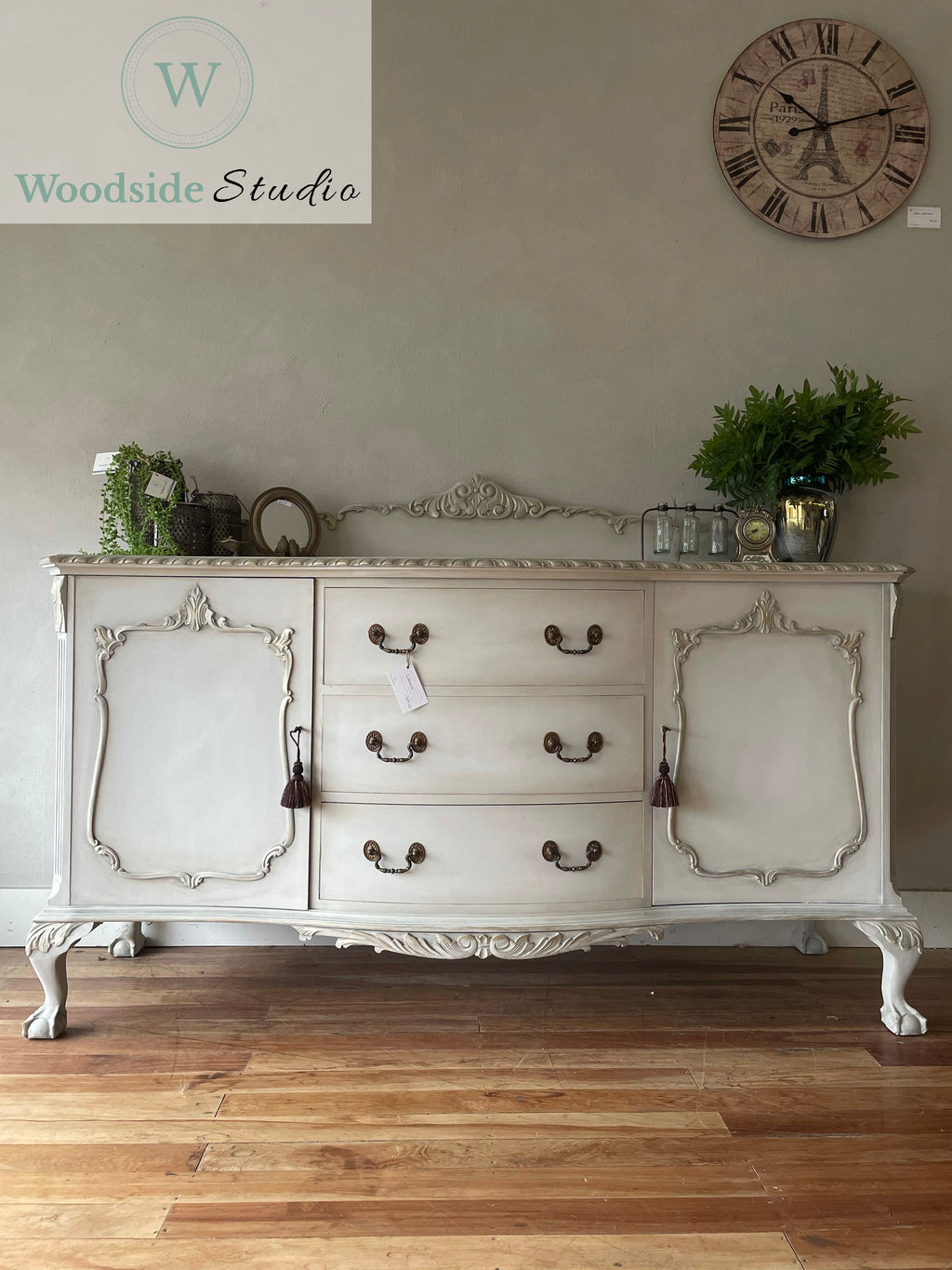 French Provincial Style Mahogany Sideboard