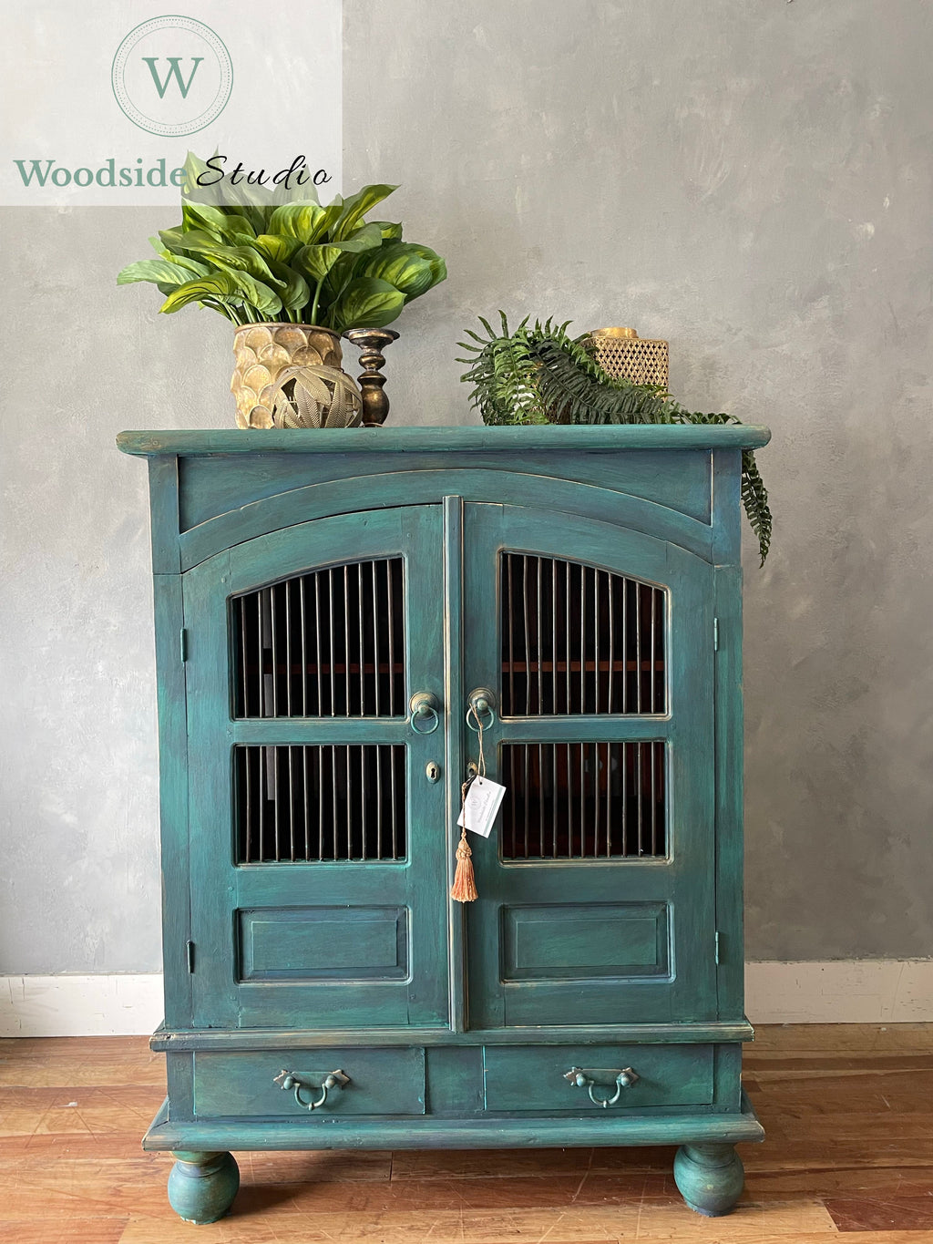 Textured Rustic Cabinet