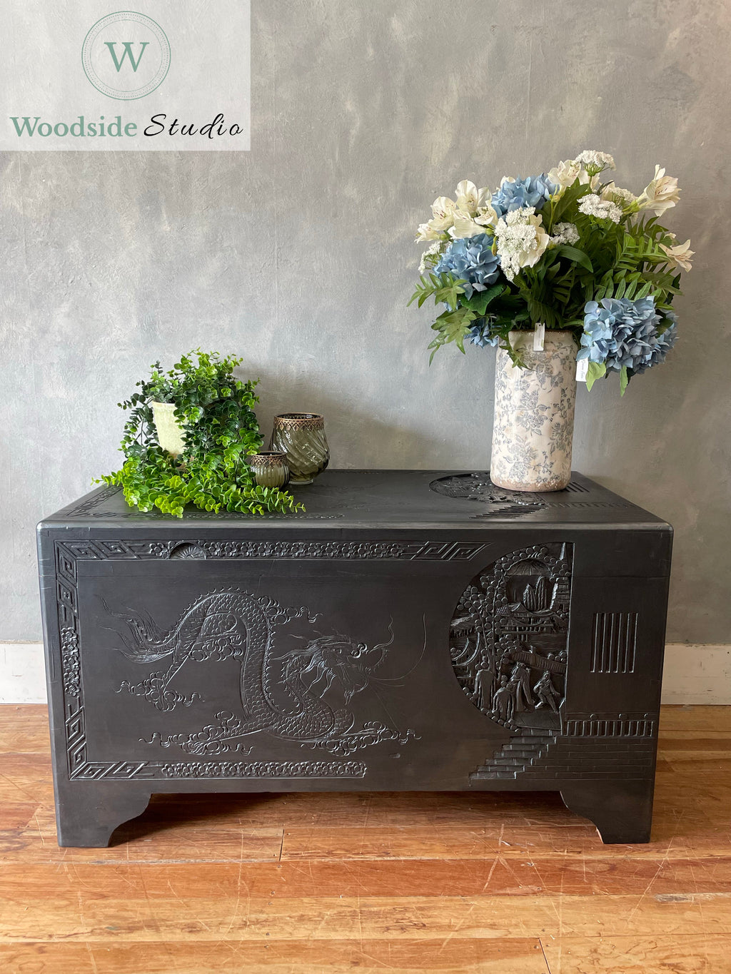 Pewter Camphor Chest