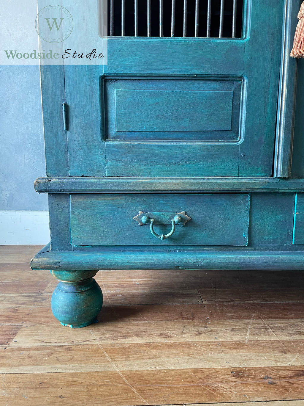 Textured Rustic Cabinet