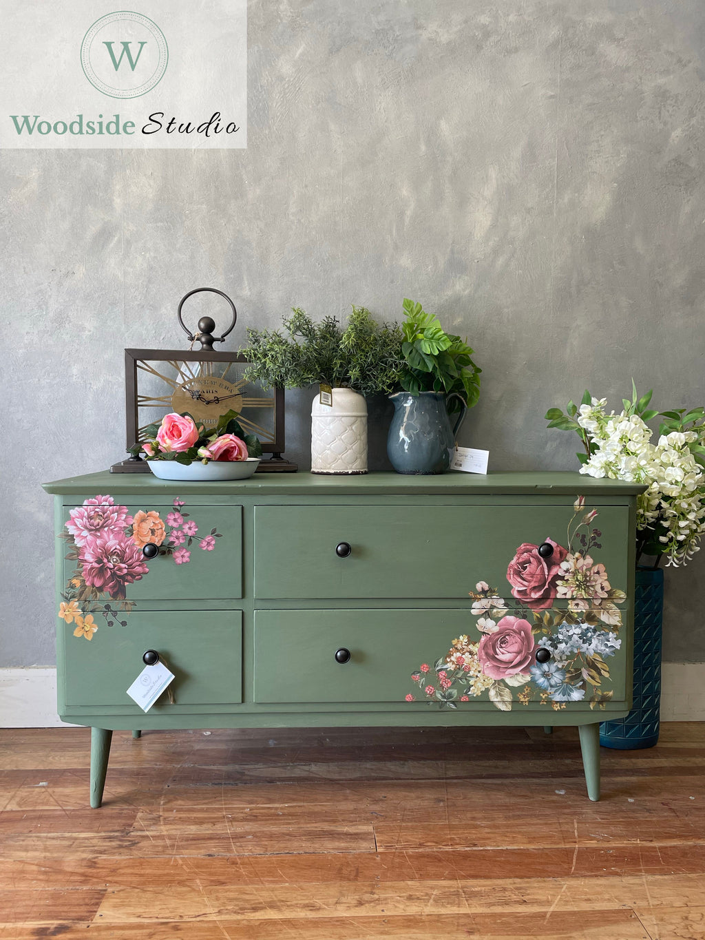 Bottle Green Dresser