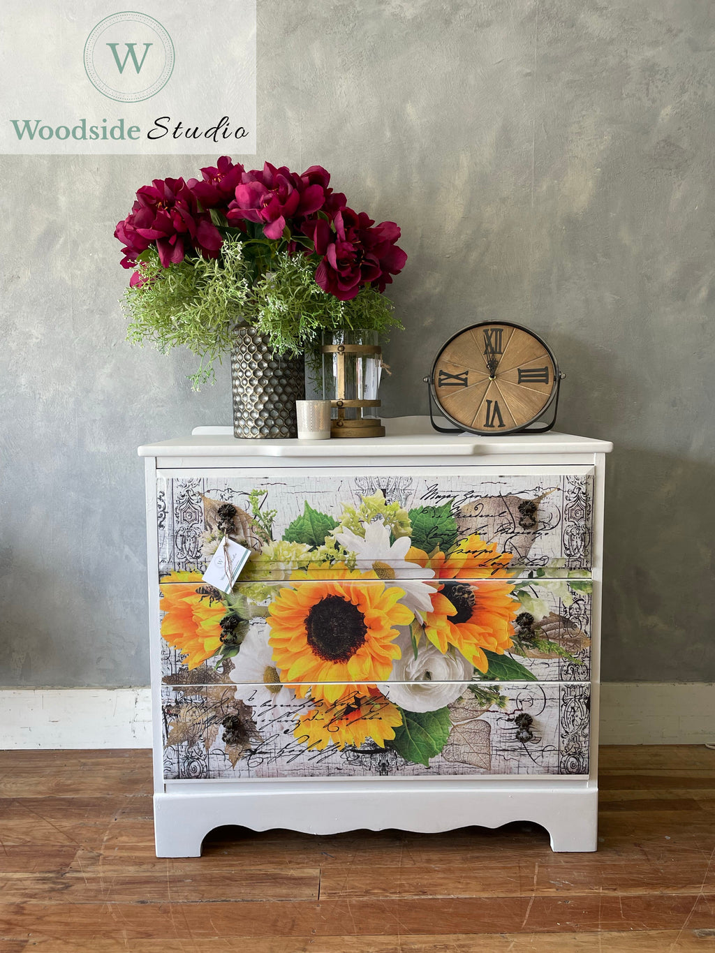 Bright Sunflower Dresser