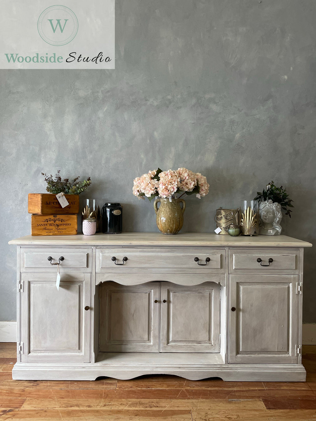 Rustic Aged Sideboard