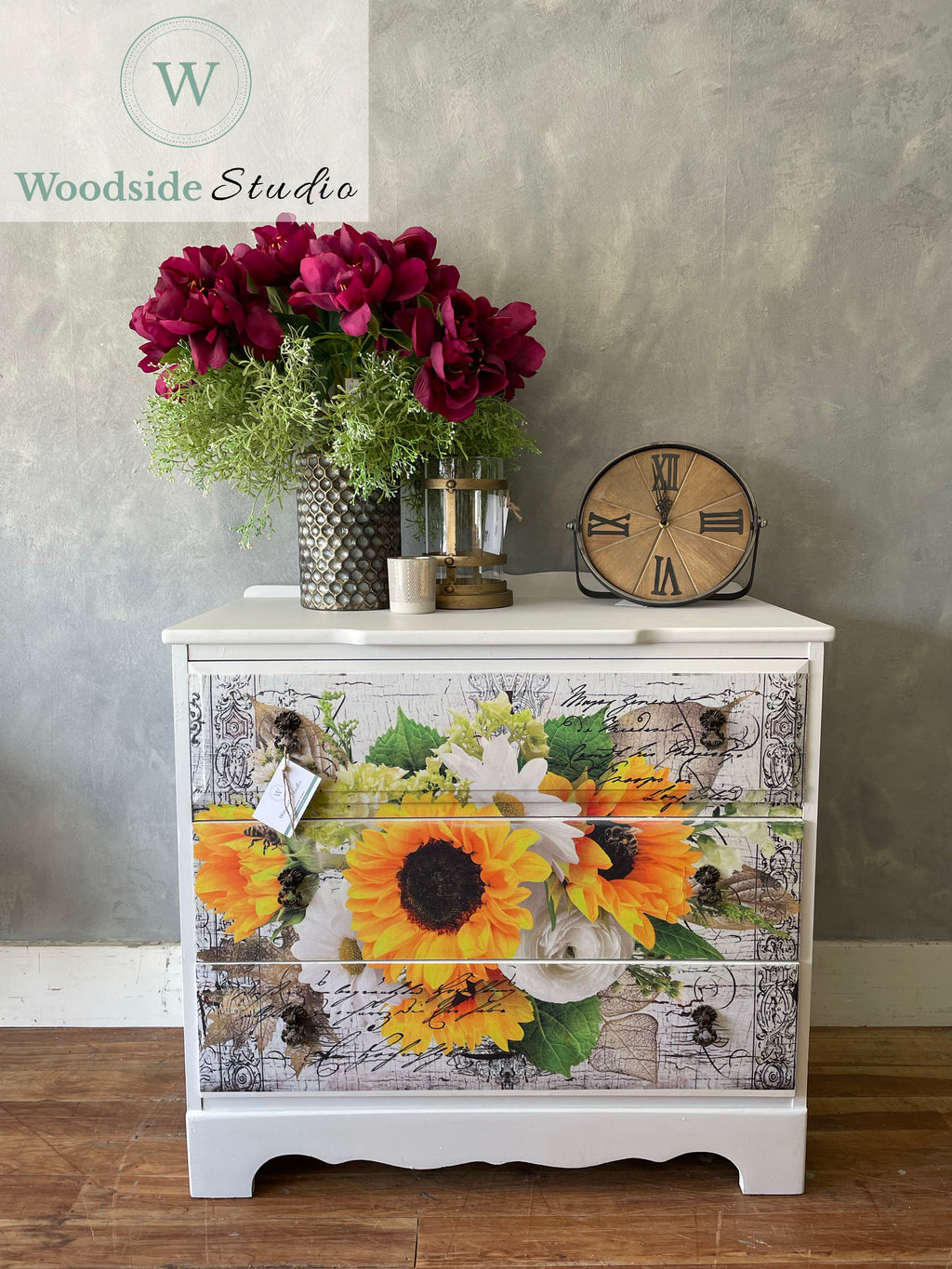 Bright Sunflower Dresser