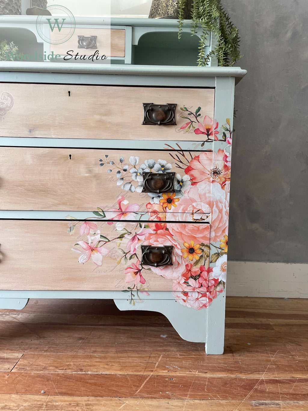 White washed Duck Egg Dresser